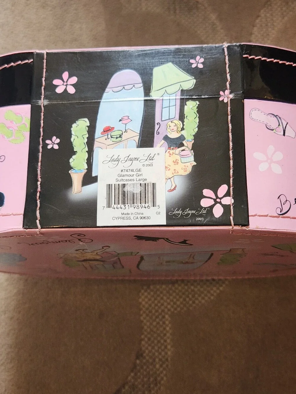 Vintage Lady Jayne Ltd Glamor Girl Shopping Girl Hinged Case 2003
